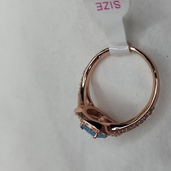 πNWT AQUA BLUE QUARTZ RINGπ - Picture 12 of 12